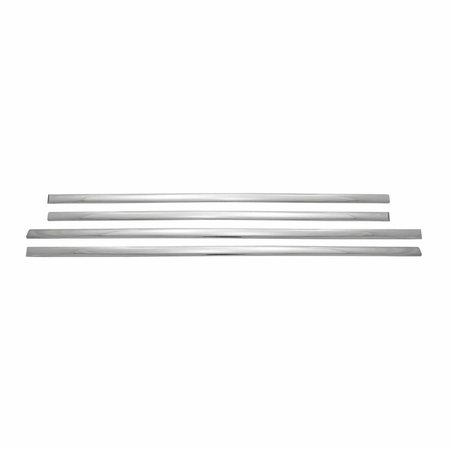 COAST2COAST Multi-Fit, Chrome ABS, Two 38" L X 1/4" Thick X 1-1/8" H And Two 42" L X 1/4" Thick X 1-1/8" H Pcs CCISM608